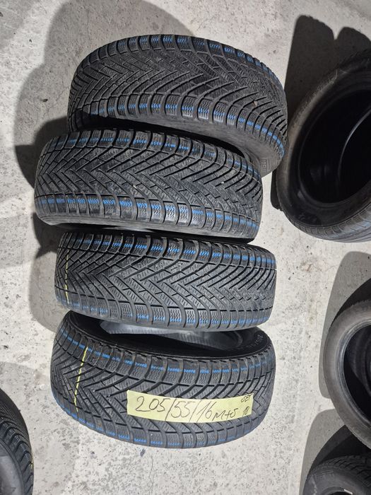 Vând cauciucuri 205/55/16 M+S set complet imp Germania//Pirelli//