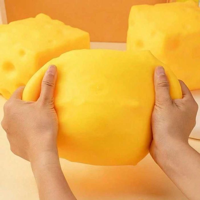 Голямо антистрес скуиши сирене 17 см – гигантско меко кубче