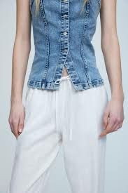 H&M панталон от лен