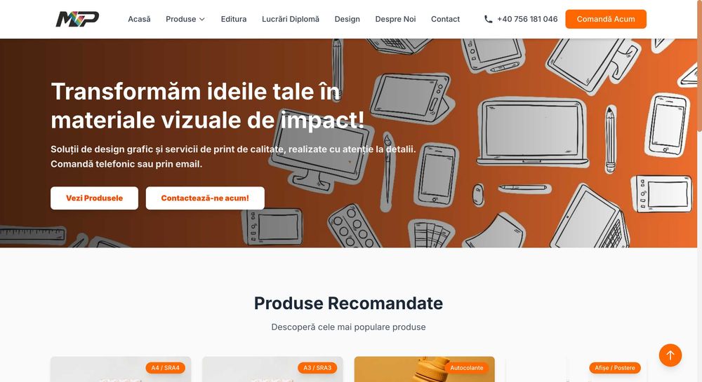 Website profesional, magazin online, platforma web