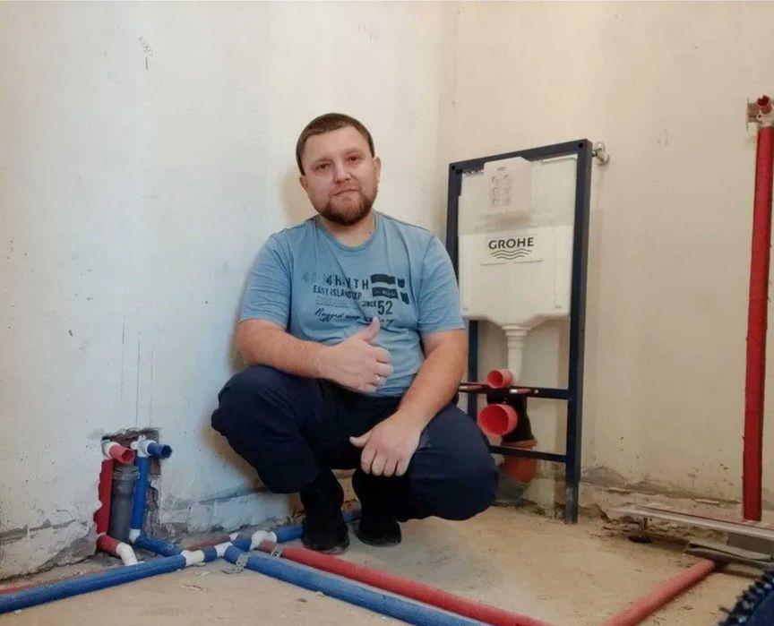 Сантехник замена труб стояков смесителей
