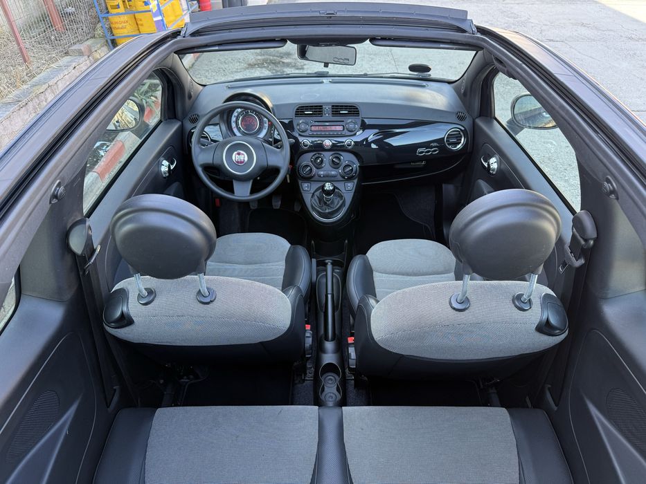 FIAT 500 Cabrio 0.9 Benzina 2011 decapotabil^ Euro 5, AC functional, 97.000 km reali, perfect functional