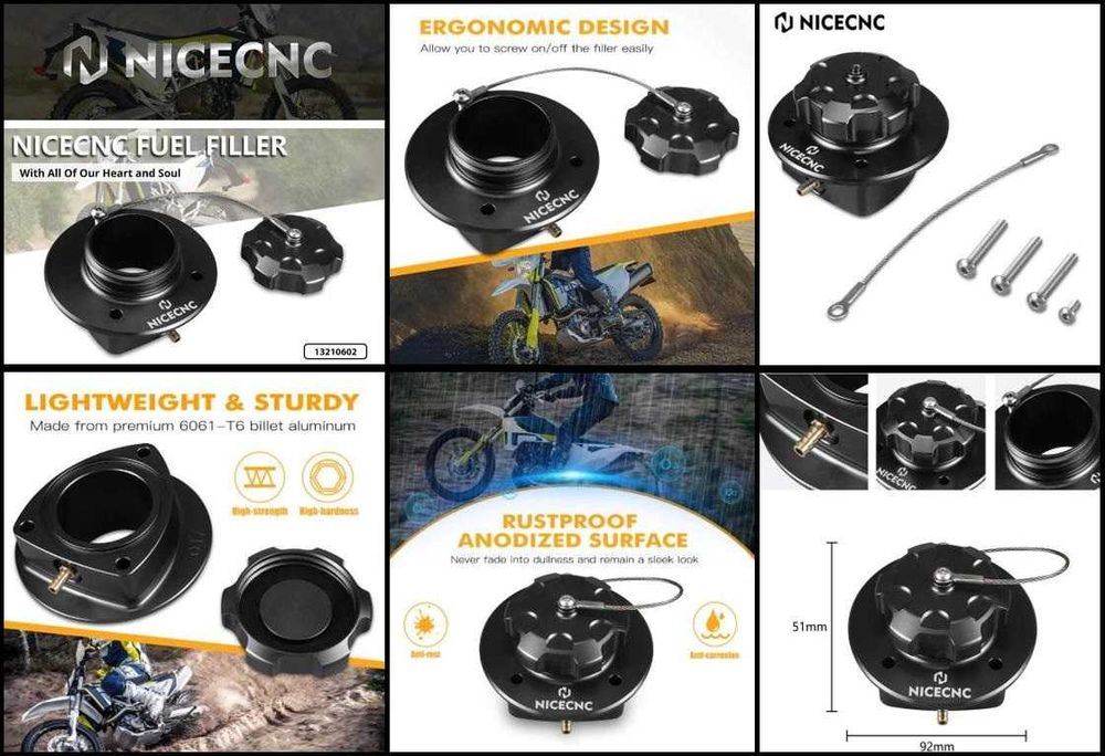 Капачка на Резервоара за Гориво за Husqvarna 701 LR Supermoto Enduro R