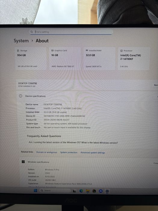 Setup gaming high end