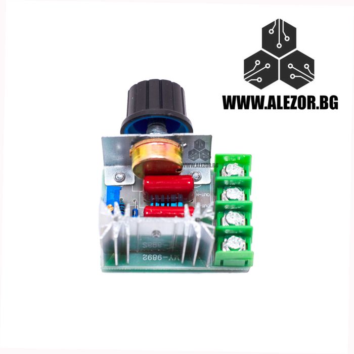 Фазов регулатор на мощност до 2000W, 230VAC, Димер, 20200128