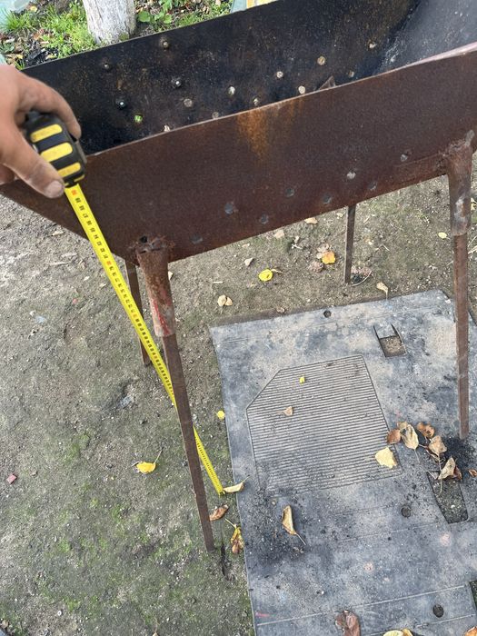 Мангал с ножками разборные
