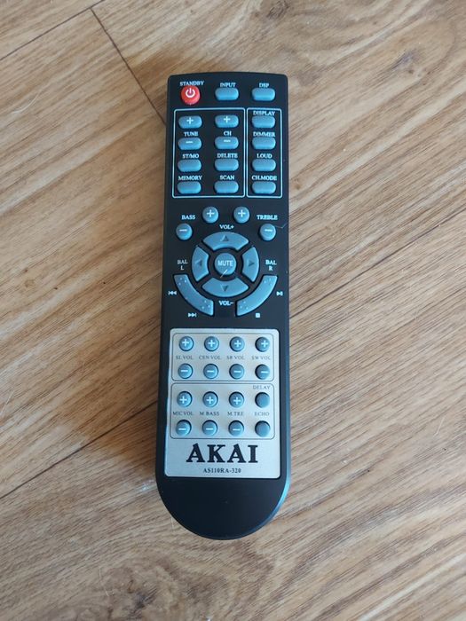 Telecomanda Amplificator Akai AS110RA-320. Telecomanda este