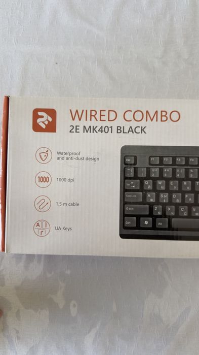 Клавиатура 2E MK 401 BLACK янги ишлатилинмаган