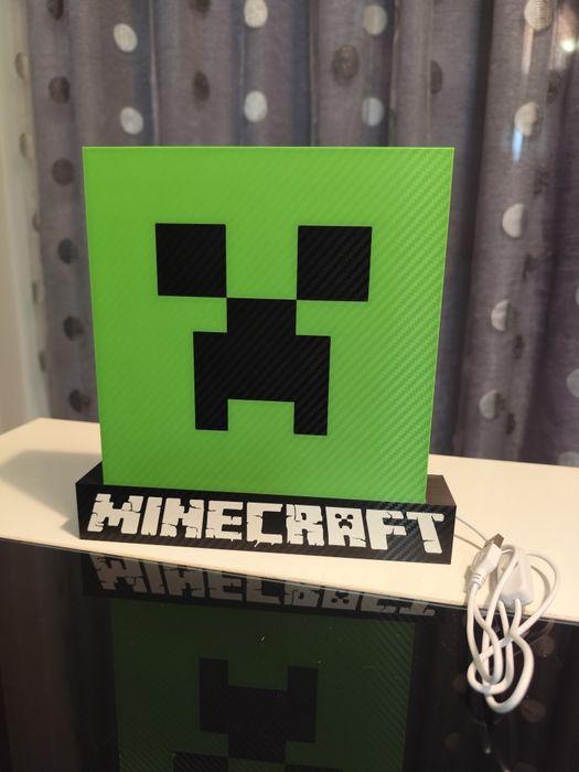 3d лампа Minecraft