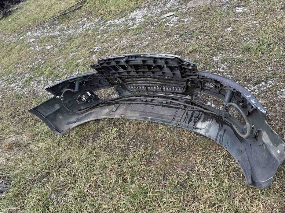 Audi a6 c6 allroad Маска, нож от предна броня и почти здрава предна б