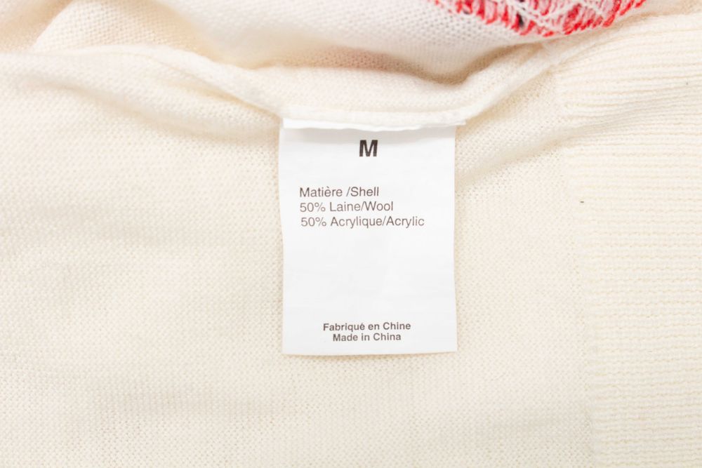 Sonia By Sonia Rykiel дамски пуловер от фина вълна екрю М