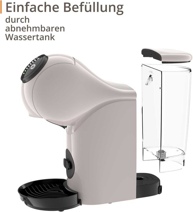 Кафемашина с капсули KRUPS NESCAFE Dolce Gusto Genio S, KP243AF0, бежава