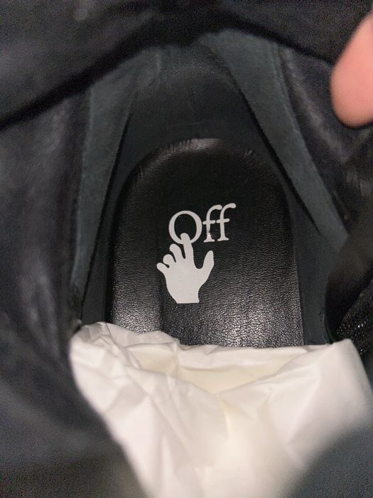 Off White boots peste genunchi