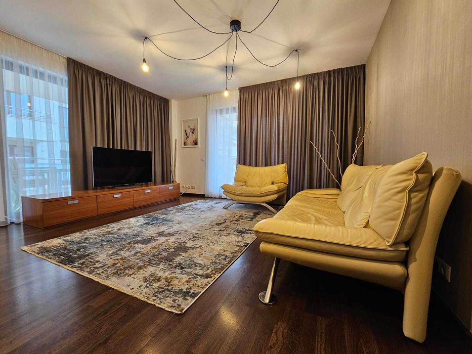 Proprietar - Inchiriez apartament 3 camere, 2 bai complet mobilat si utilat, Pipera - Perla Residence