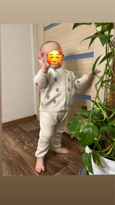 Вязанный костюм