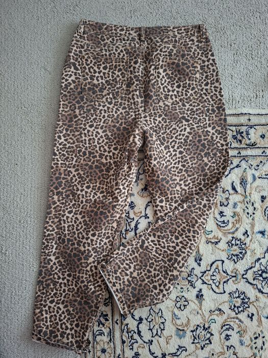 Дънки с леопардов принт TU