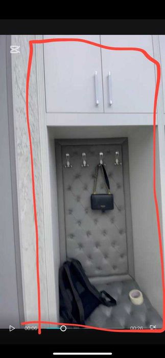 Встроенный шкаф в стену ( новый ) | Гостевой шкаф - прихожая ( новый )