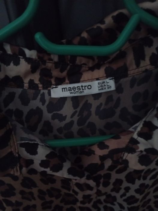 Туника принт леопард