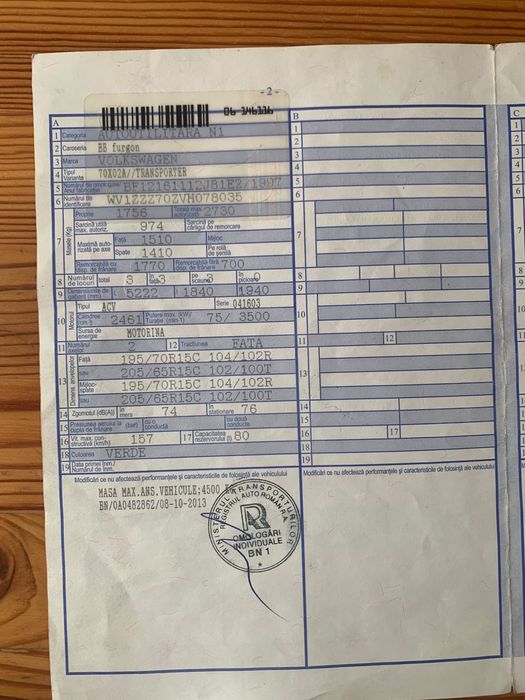 Volkswagen Transporter diesel, 1.000 € — imagine 3