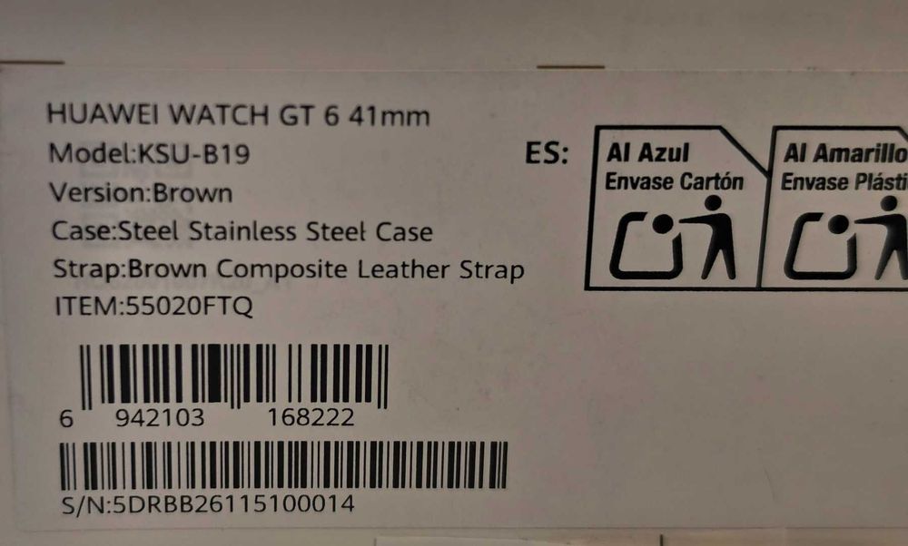 Смарт часовник HUAWEI WATCH GT 6 !!! НОВ !!!