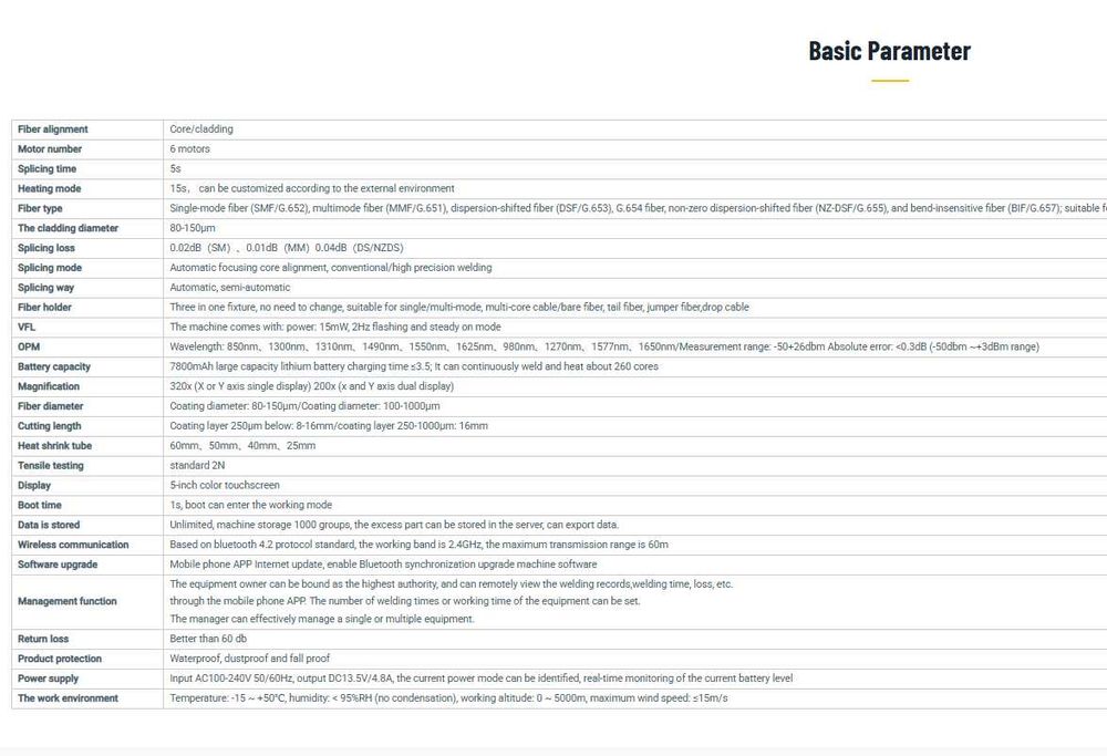 Сварочный аппарат Signal Fire AI 9 оптического волокна gpon
