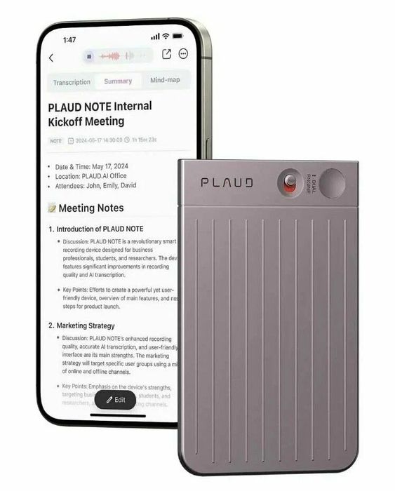 Plaud Note  умный голосовой помощник
