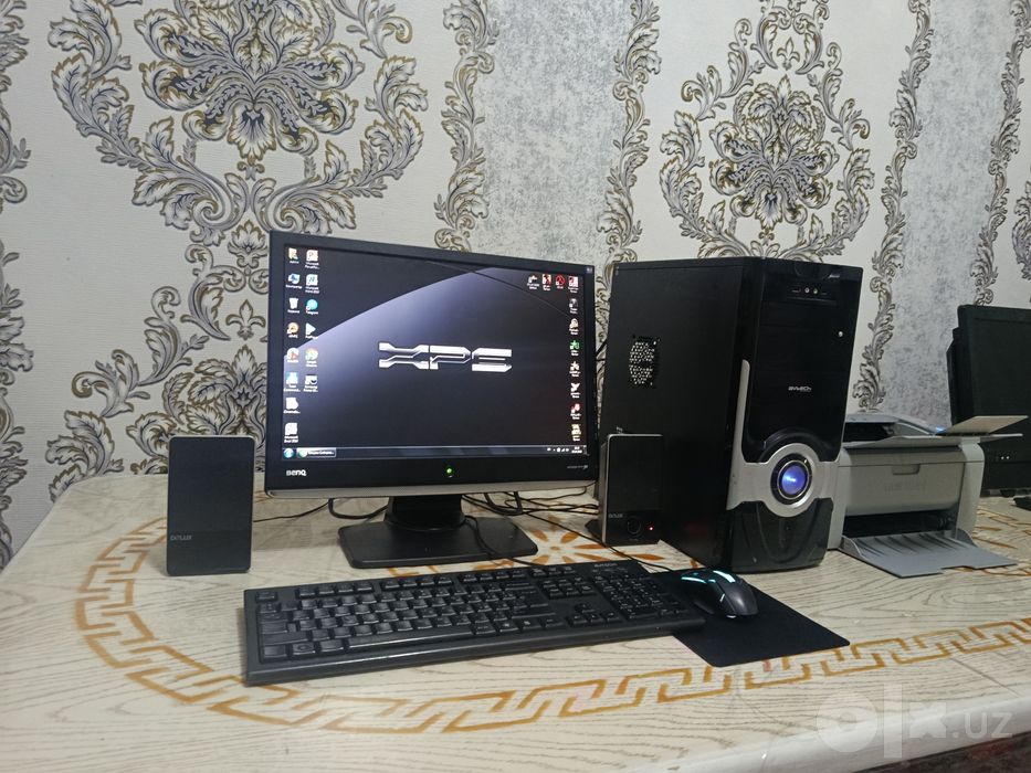 Kompyuter va printer. Komplekt arzon sotiladi