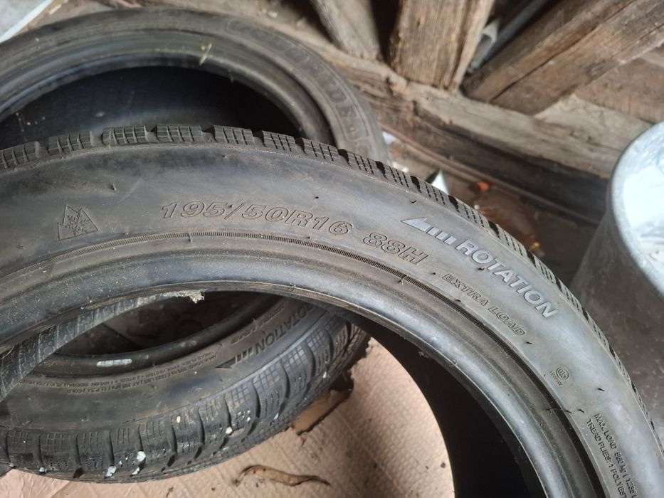 Vand 2 anvelope 195 50 16 ca noi de iarna dot 2020