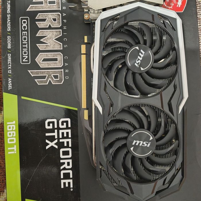 vand placa video gtx 1660ti 6gb gddr6 full box la cutie impecabila