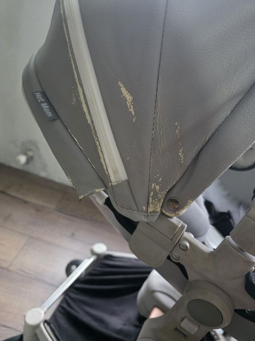 Коляска Hot mom, серая