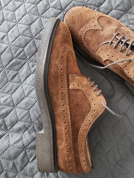 Pantofi barbati marimea 43 piele intoarsa si talpa flexibila