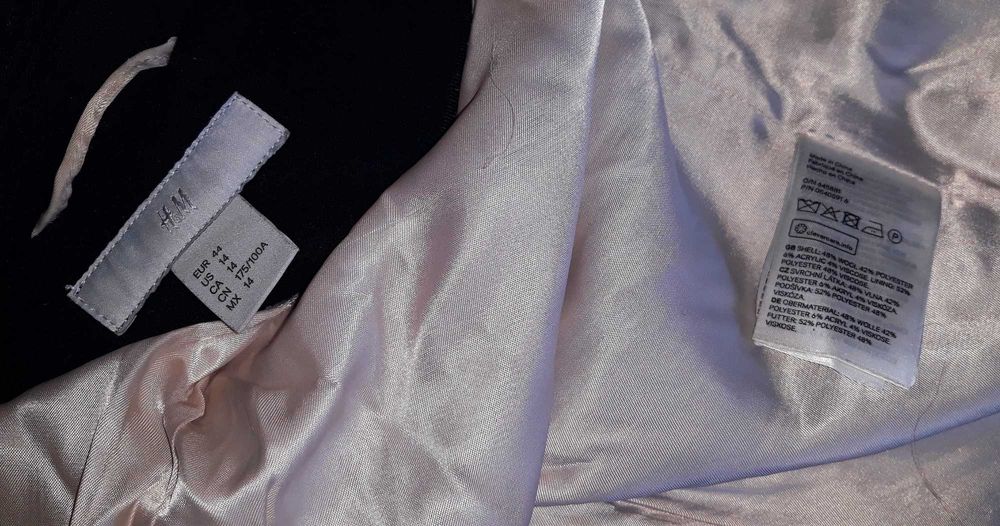 Палто H & M. navy