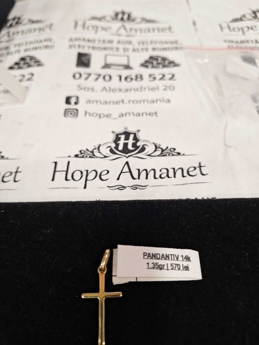 Hope Amanet P1/PANDANT AUR 14K/COD 108540