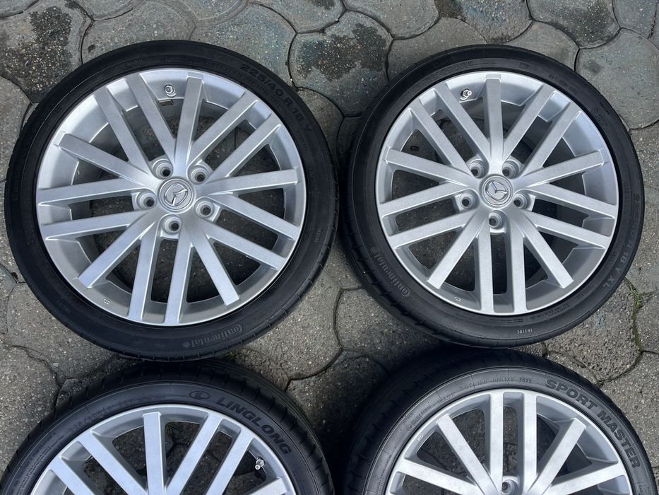Jante aliaj 5x114.3mm, 225/40 R18, Mazda, Kia, Hyundai, Renault, Honda