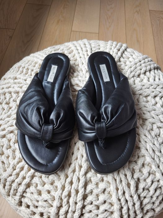 Smiling Shoes papuci negri piele marime 40