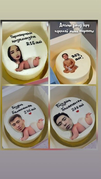 Бенто торт. Торт мини