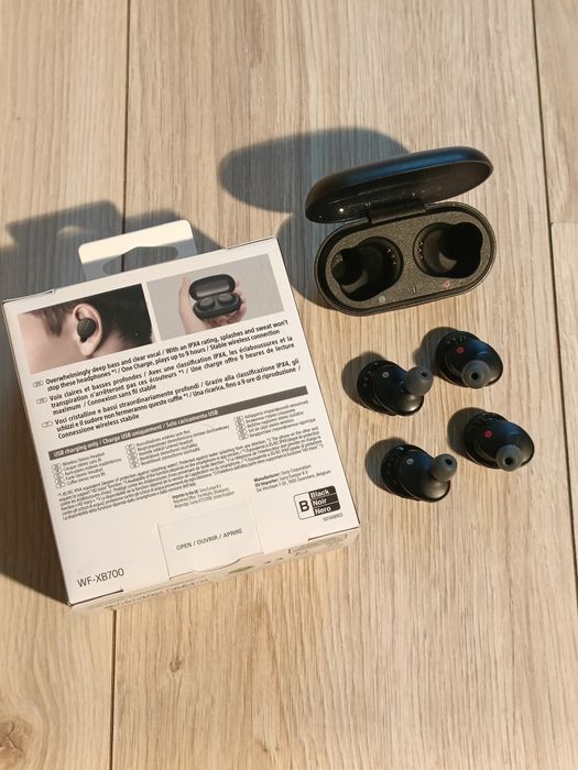 Căști Sony WF-XB700 x2 perechi x1 carcasă