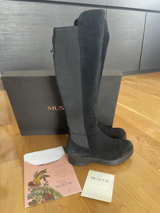 Cizme piele intoarsa Musette 36