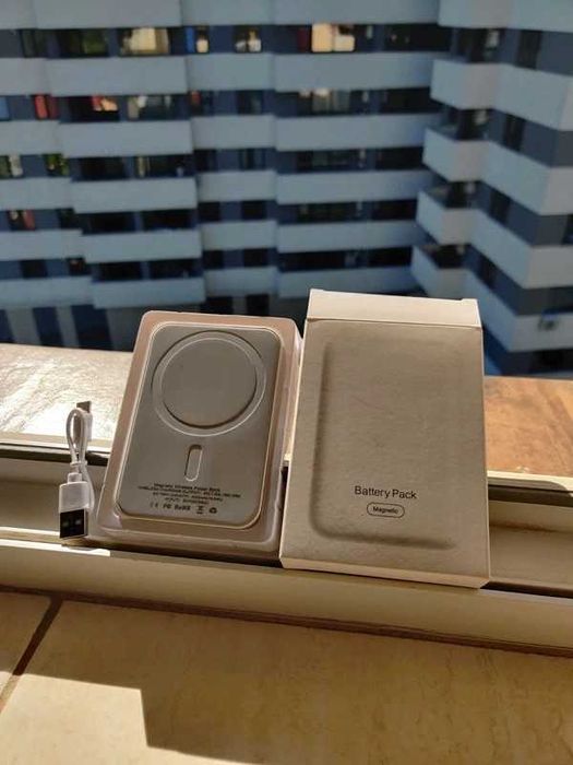 Baterie externă MagSafe 10000mAh, USB-C, cablu inclus, noua
