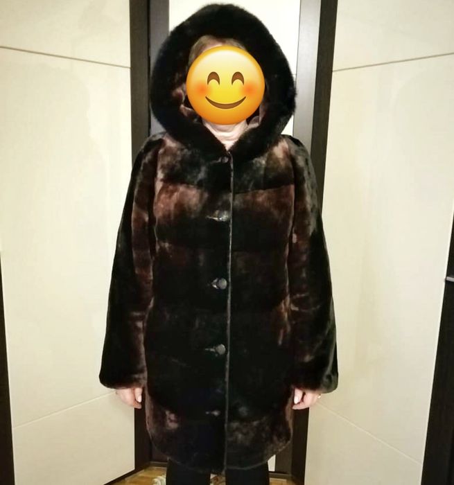 Полушубок мутоновый шуба