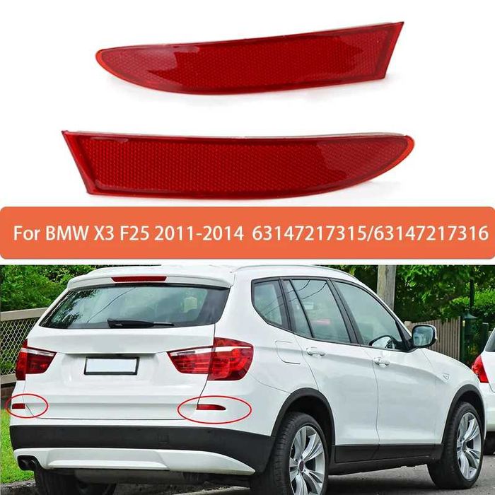 Заден рефлектор светоотразител за задна броня  BMW X3 F25 11-14