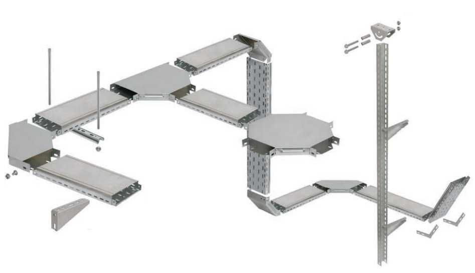 Лотки кабельные IEK