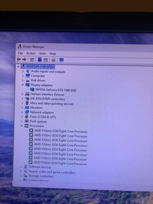 Calculator AMD FX8350 ,ASUS GTX1060 6gb,16 GB ram,Monitor Philips 21''