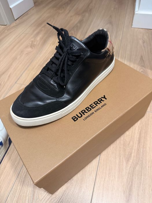 Мъжки кецове естествена кожа Burberry