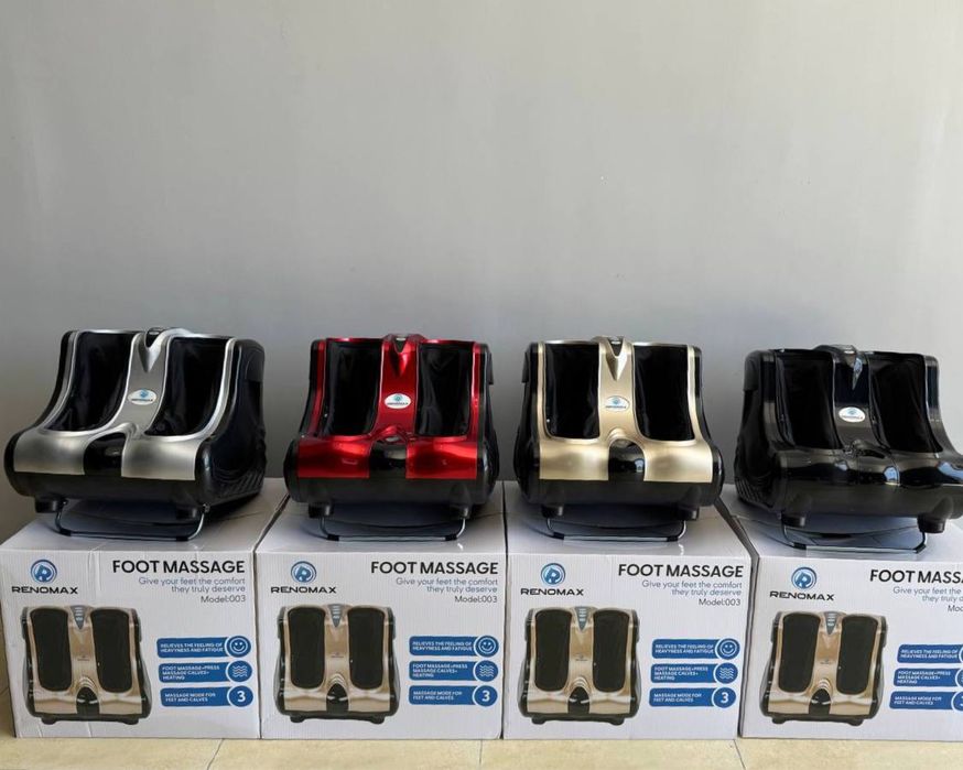 RenoMax Foot Massager 3 oyoq uchun masajor aparat Масажер ДЛЯ НОГ