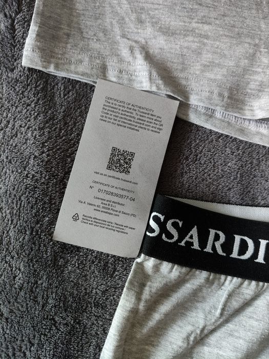 Trussardi set 2 boxeri bărbătești culoare gri melange mărimea M noi originali