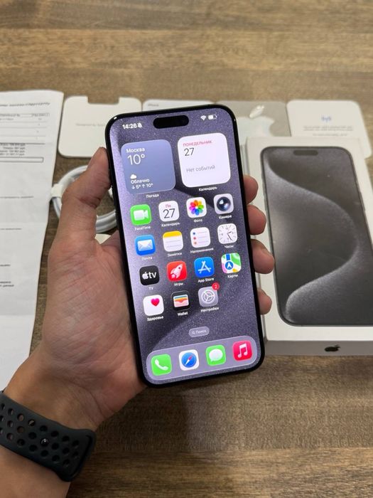 iphone 15 pro max в идеальном состояний