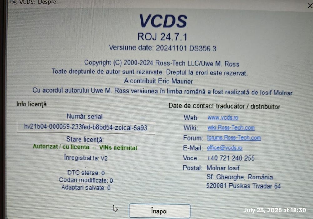 Program si interfata VCDS ARM diagnoza auto Vw Audi Skoda Seat