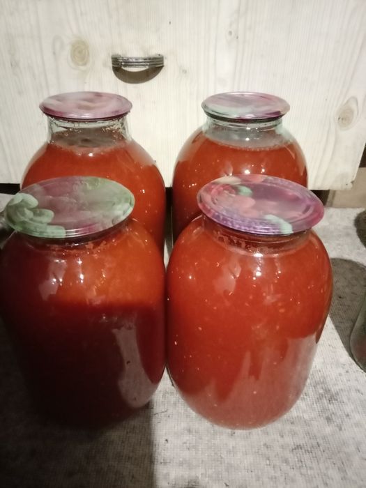 Томатный сок домашний
