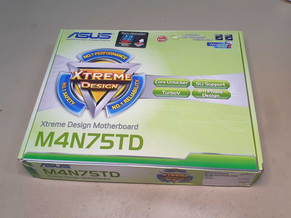 placa de baza ASUS M4N75TD, socket AM3, la cutie + accesorii